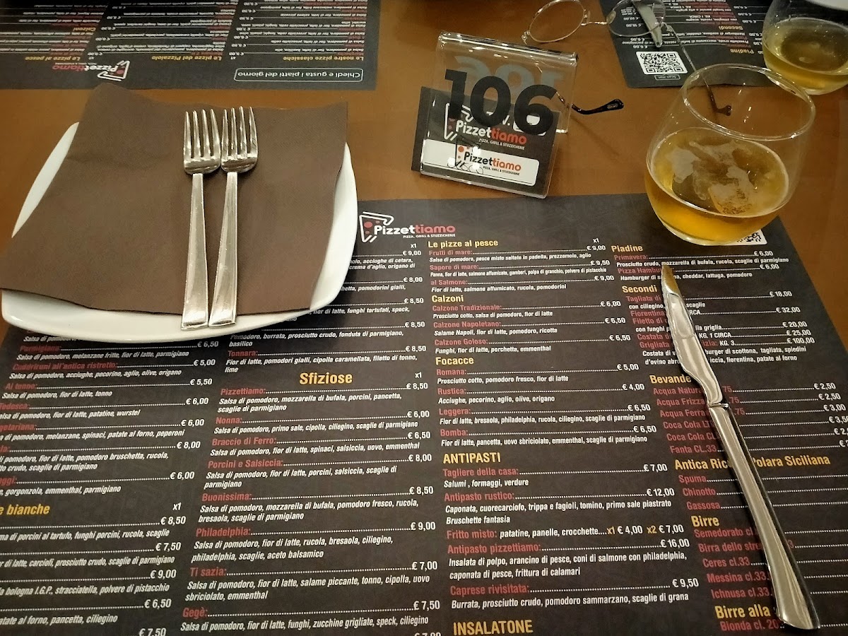 Menu Pizzettiamo Pizzeria Braceria Di Salvatore Di Caro-1